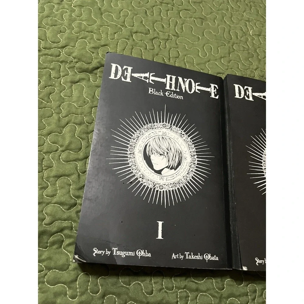 Death Note Black Edition Manga  book lot ~ Contains‎ Volume 1, 2, 3 and 4